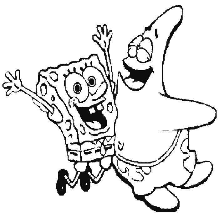 Coloring Spongebob and Patrick best friends ever. Category Spongebob. Tags:  Cartoon character, spongebob, spongebob, Patrick.