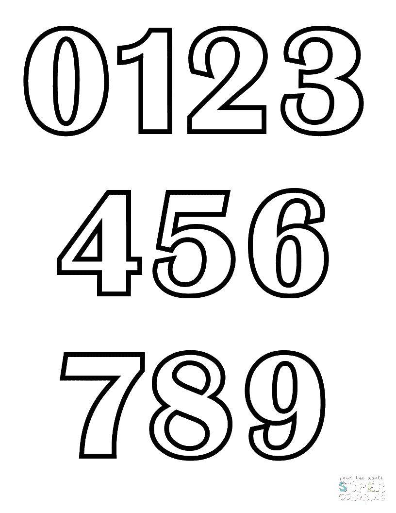 Coloring Tsiforki. Category Numbers. Tags:  numbers , account numbers.