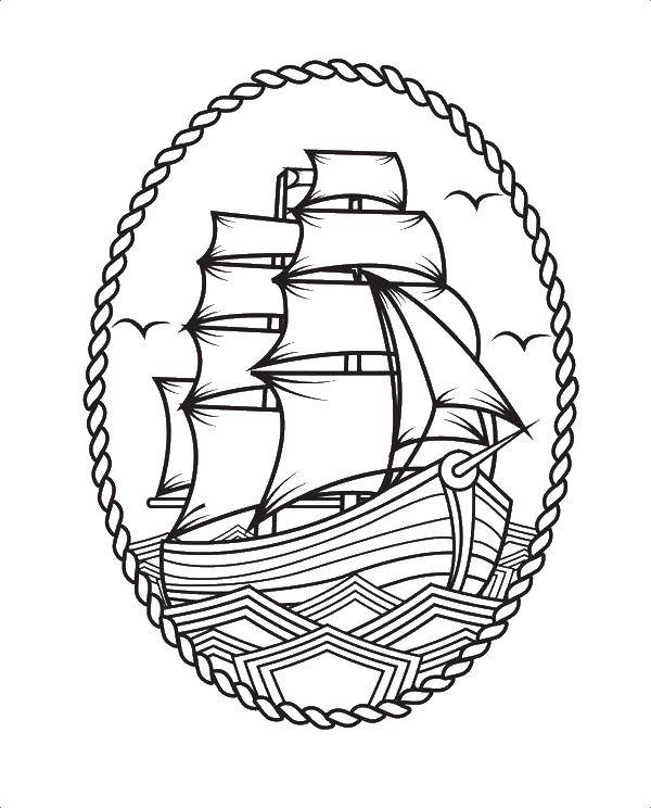 Опис: розмальовки  Картина корабля. Категорія: Пірати. Теги:  Пірат, острів, скарби, корабель.