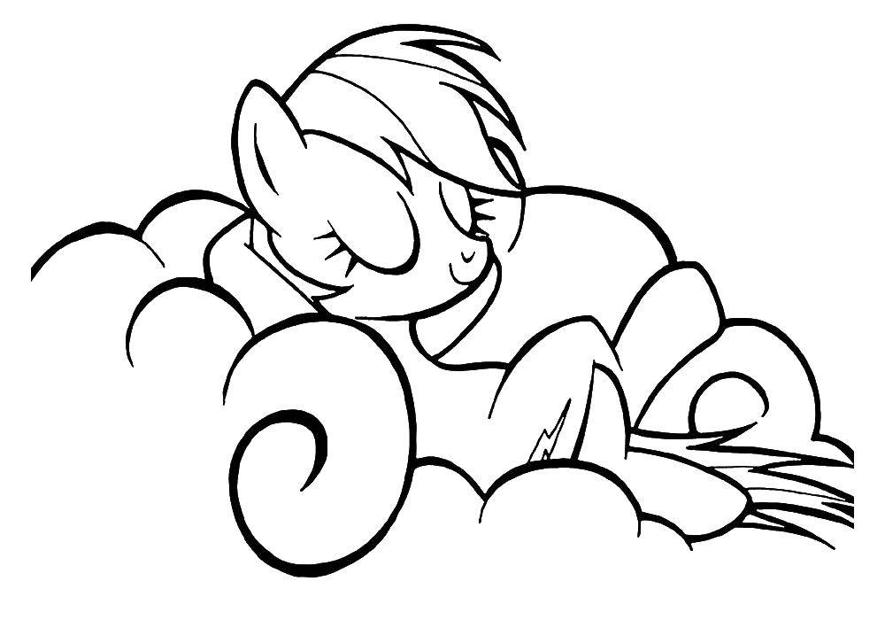 Coloring Rest in obacco. Category Ponies. Tags:  Pony, My little pony .