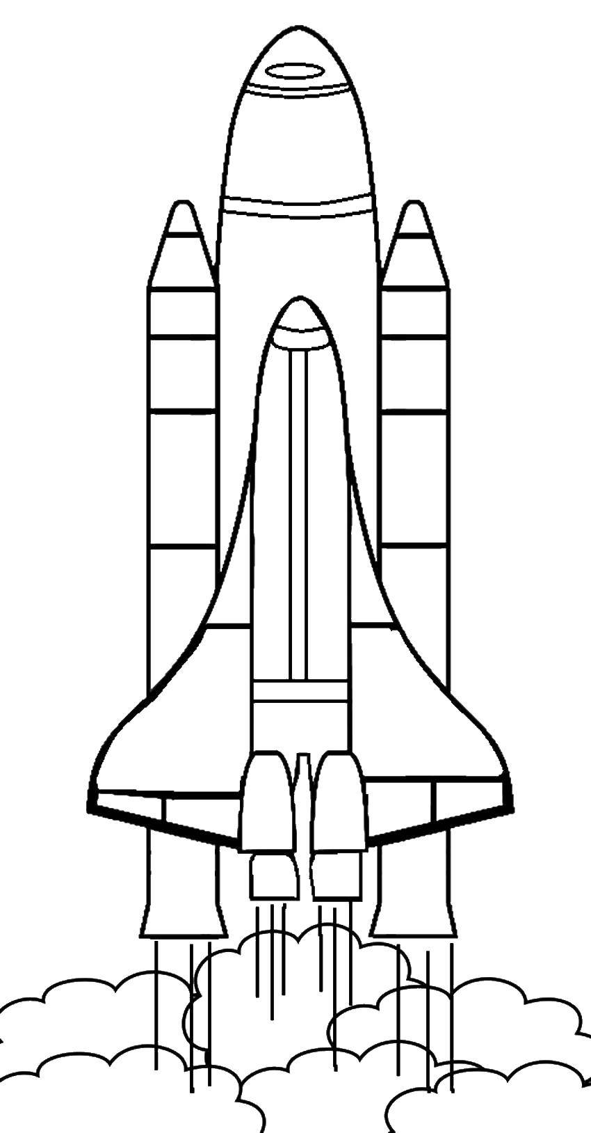 Coloring Start!. Category rockets. Tags:  Space, rocket, stars.