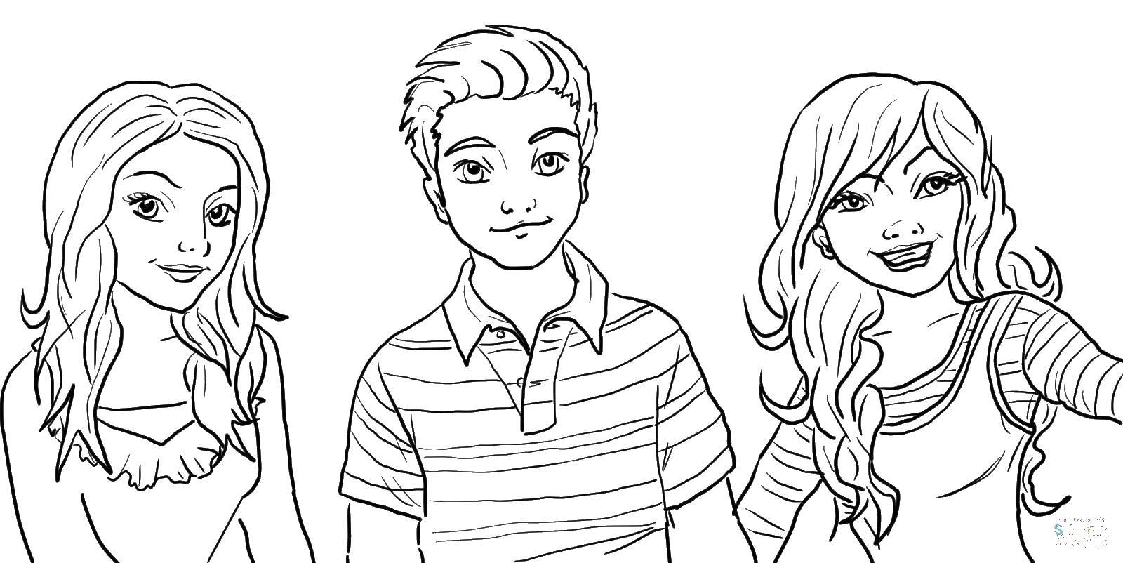 Coloring ICarly. Category coloring. Tags:  Celebrity.
