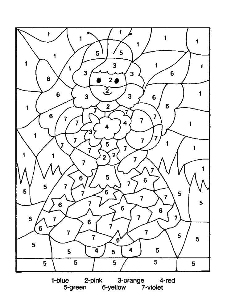 Coloring Math coloring pages angel. Category mathematical coloring pages. Tags:  mathematical coloring pages, angel.