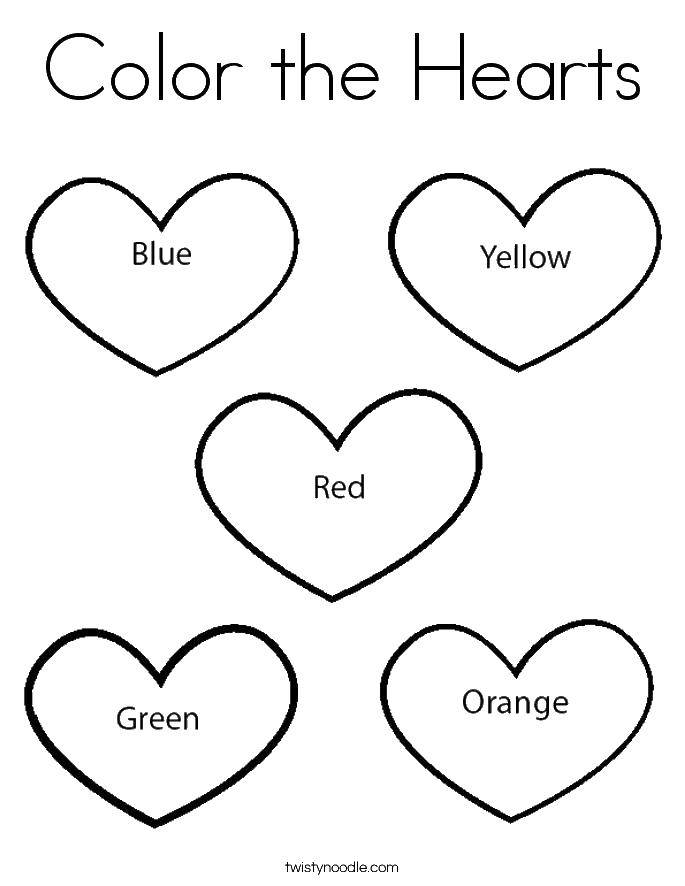 Coloring Color by specifying hearts. Category Hearts. Tags:  Heart, love.
