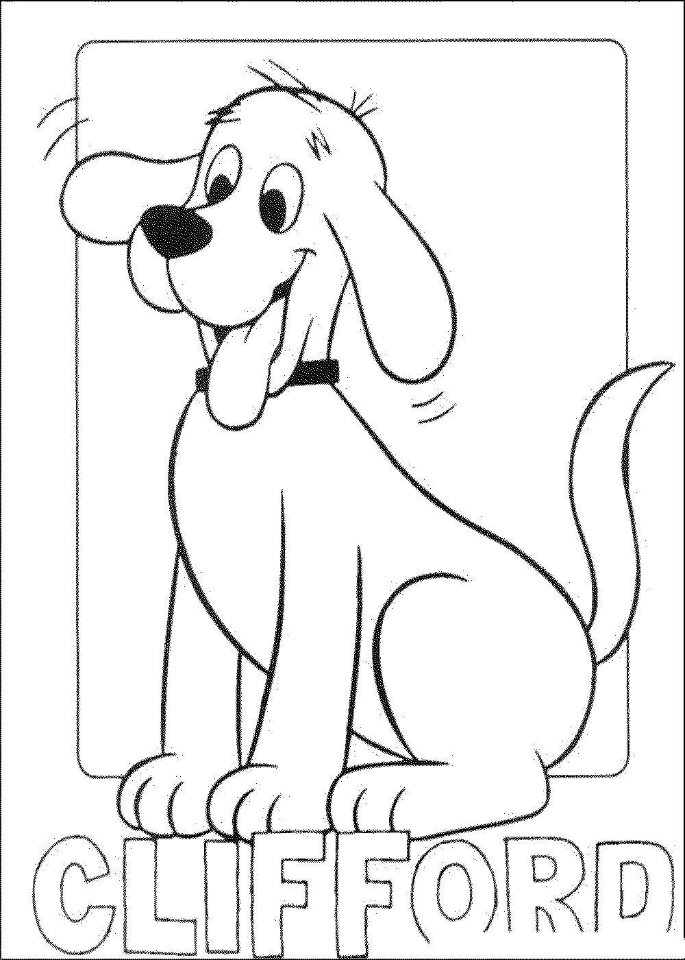 Coloring Clifford. Category Pets allowed. Tags:  animals, dogs.