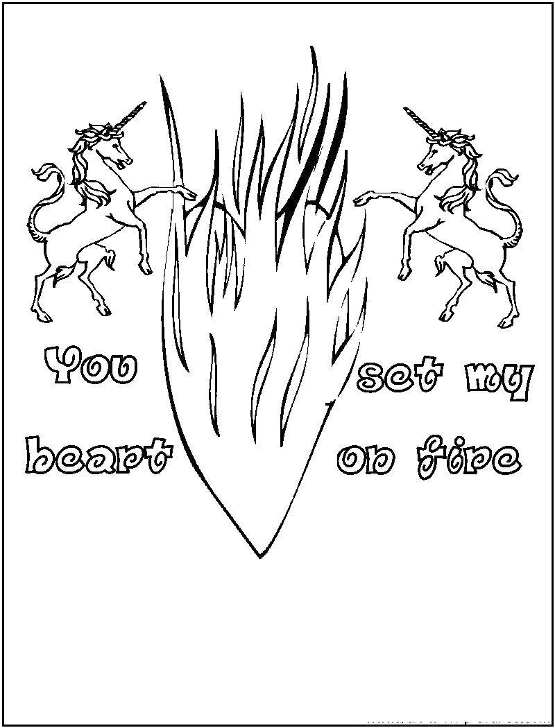 Название: Раскраска Кони в огне. Категория: домашние животные. Теги: кони, огонь, кони с огнем с надписью.