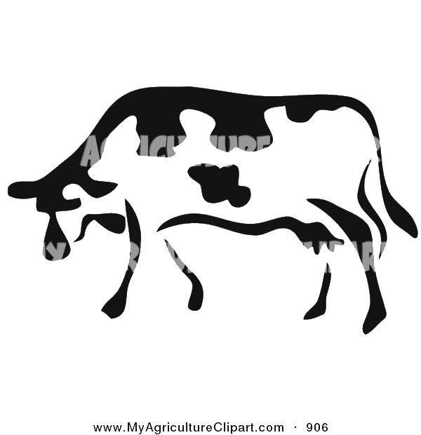 Coloring Outline cow. Category The contour of the cow to cut. Tags:  the contours, cow.