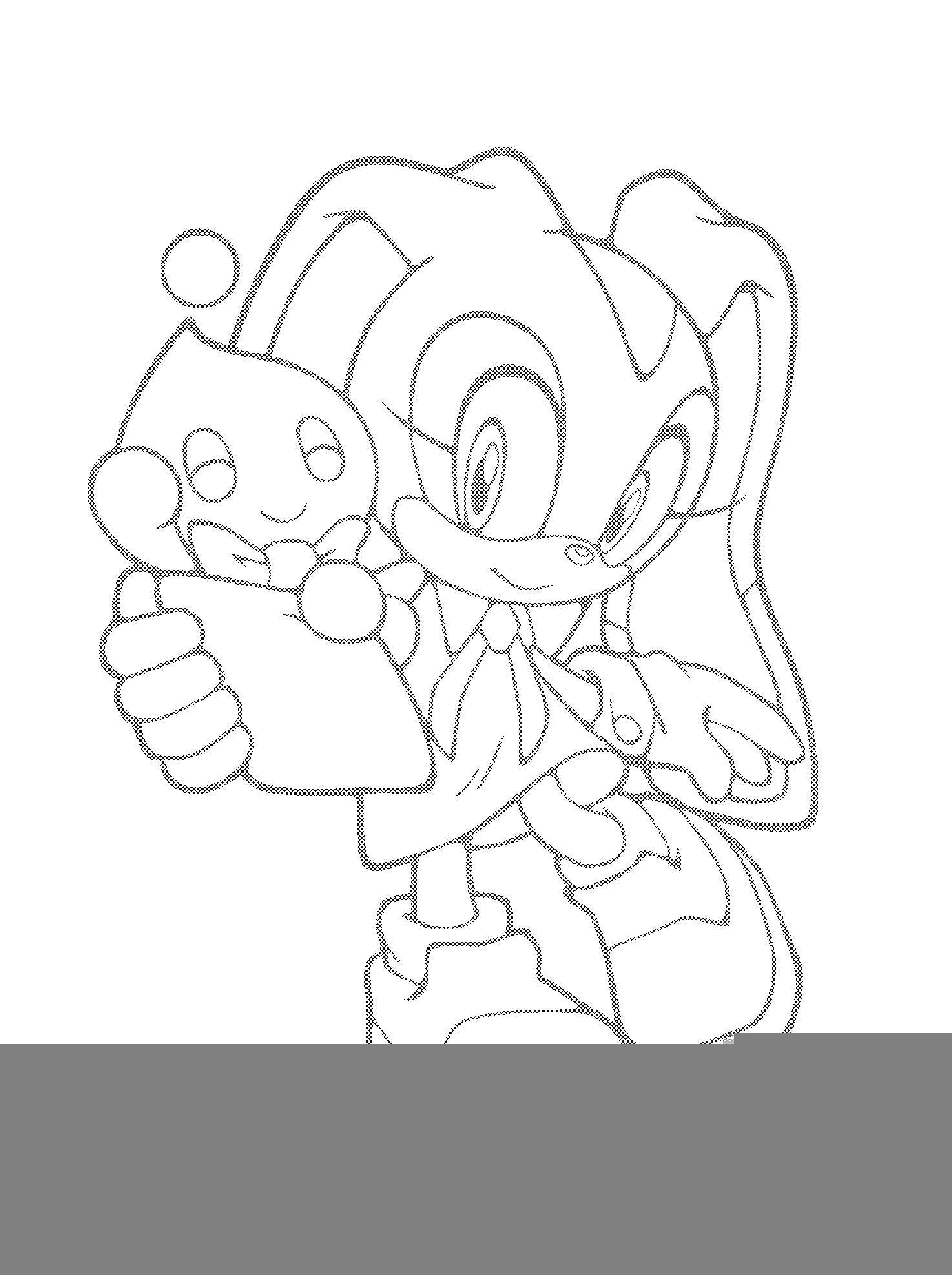 Coloring Girlfriend sonic. Category coloring pages sonic. Tags:  Cartoon character.
