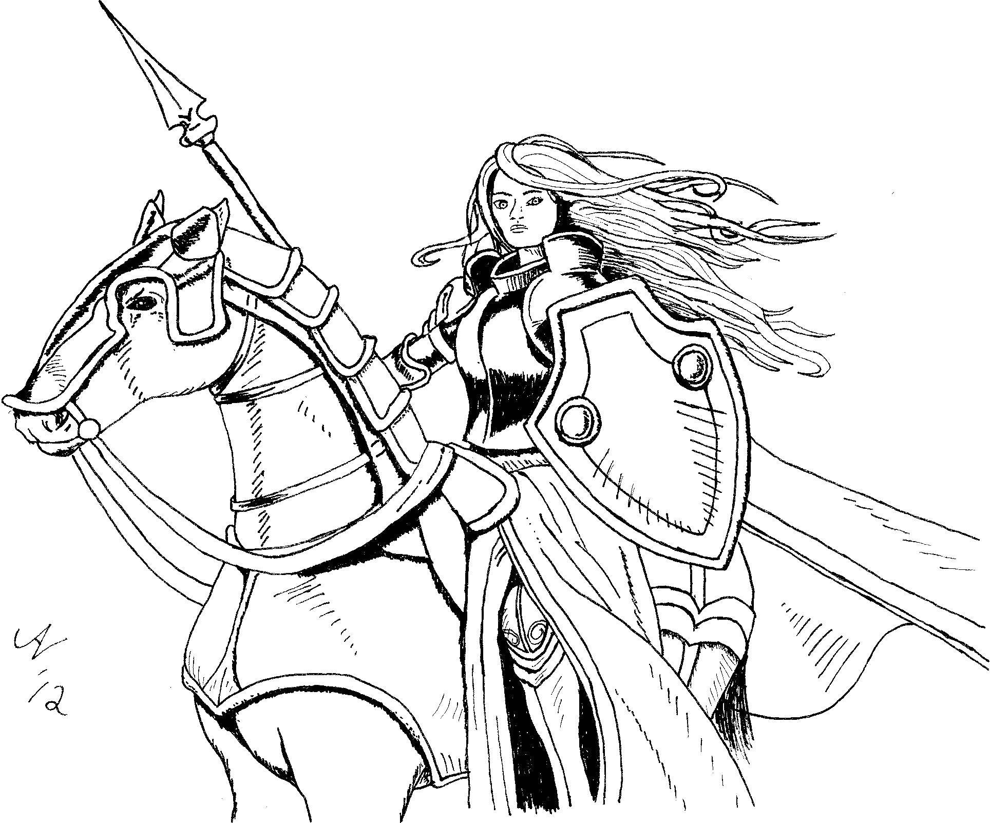 Online Coloring Pages Coloring Page Elf On Horseback Lord Of The Rings Coloring Pages For Kids