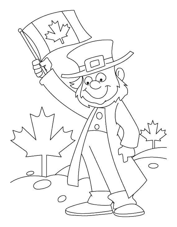 Coloring Canadian. Category The countries of the world. Tags:  countries, Canada, canadian.
