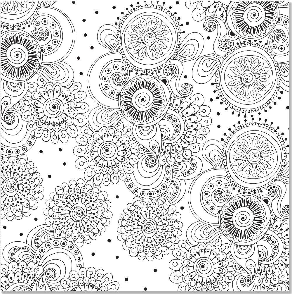 Coloring Geometric patterns. Category coloring antistress. Tags:  Patterns, geometric.