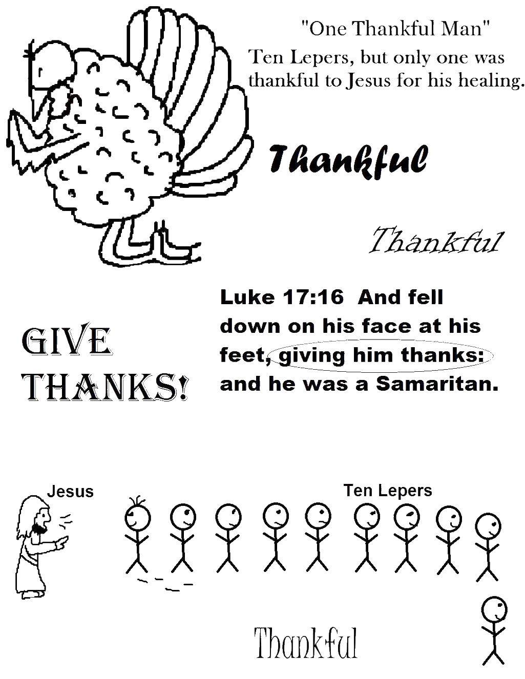 Coloring Turkey prays. Category the Bible. Tags:  Jesus, the Bible.