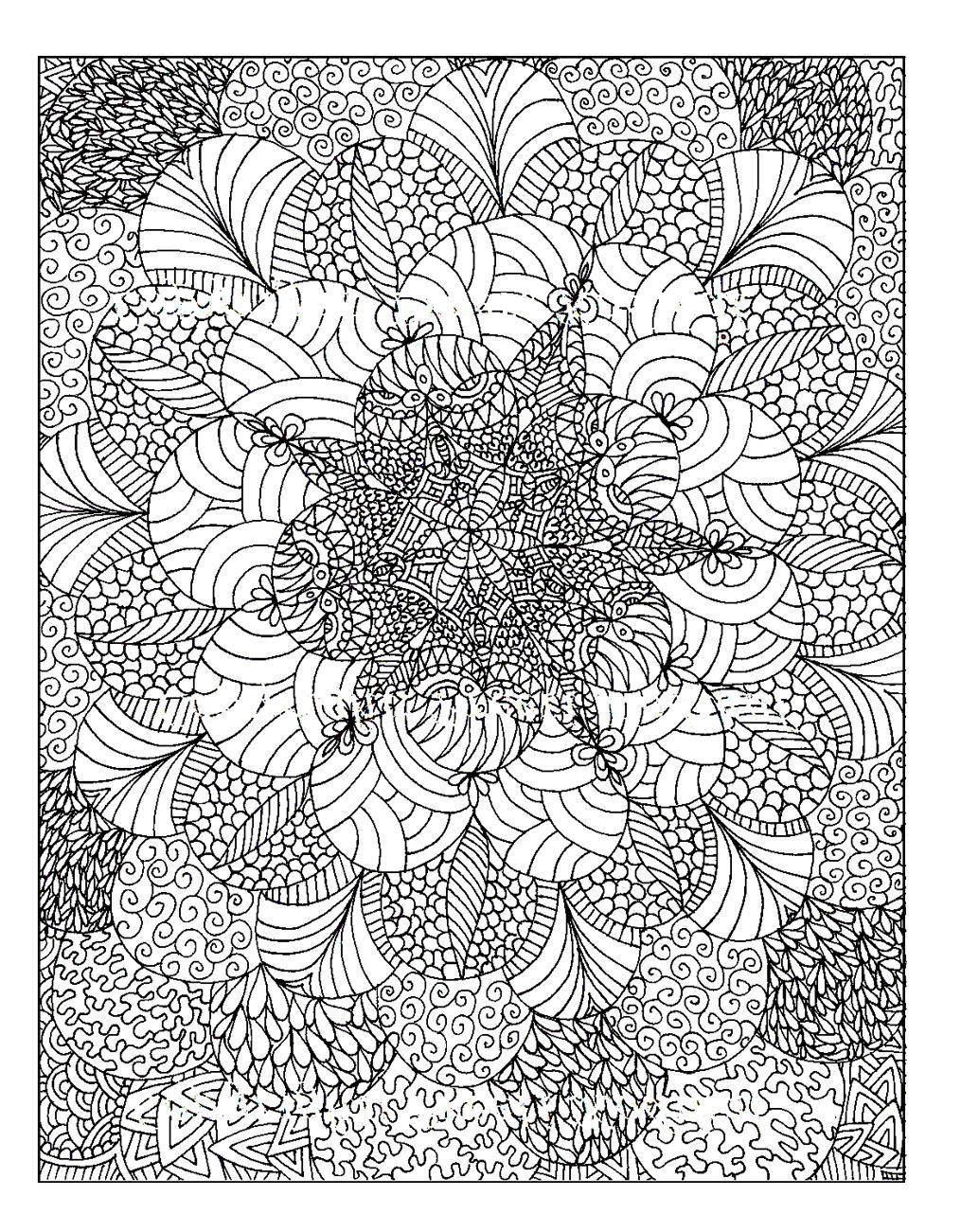 Coloring Beautiful patterns. Category coloring antistress. Tags:  Patterns, flower.