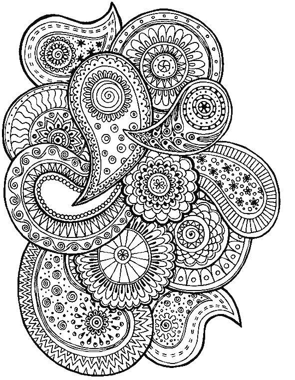 Coloring Coloring antistress. Category coloring antistress. Tags:  patterns, shapes, stress relief.
