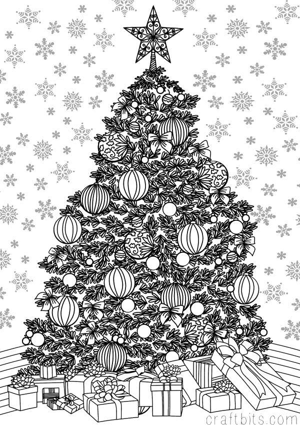 Название: Раскраска Снег на рождество. Категория: рождество. Теги: Рождество, ёлочная игрушка, ёлка, подарки.