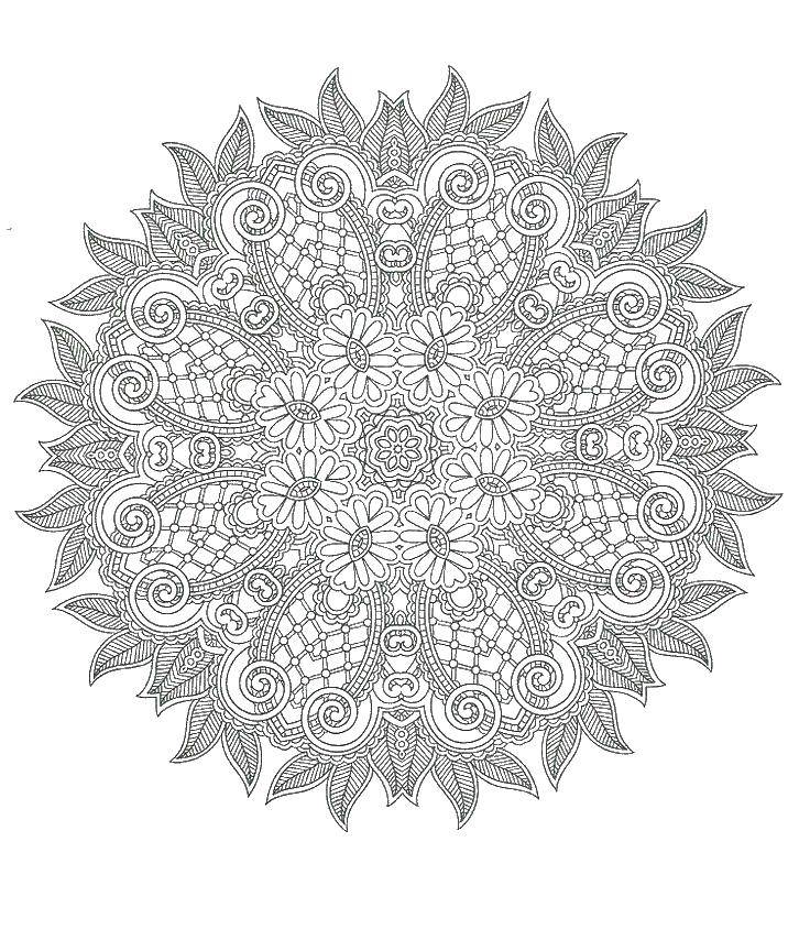 Coloring Flowers pattern. Category coloring antistress. Tags:  flowers, patterns.