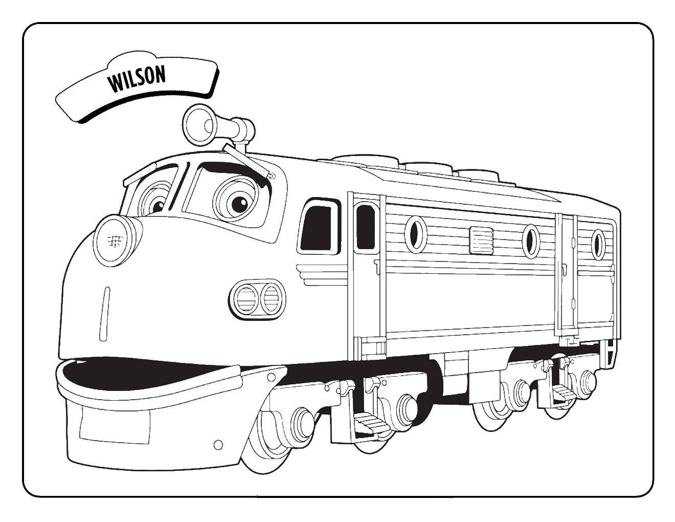 Coloring Train. Category train. Tags:  train, transport, rail, train.