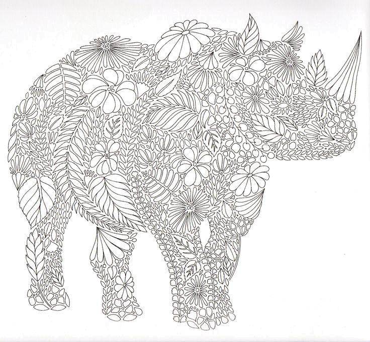 Coloring Coloring antistress. Category coloring antistress. Tags:  patterns, shapes, antistress, Rhino.