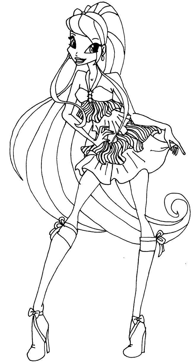 Coloring The power of the dragon, bloom is able to heal people. Category Winx club. Tags:  BLOOM, Fairy, Winx.