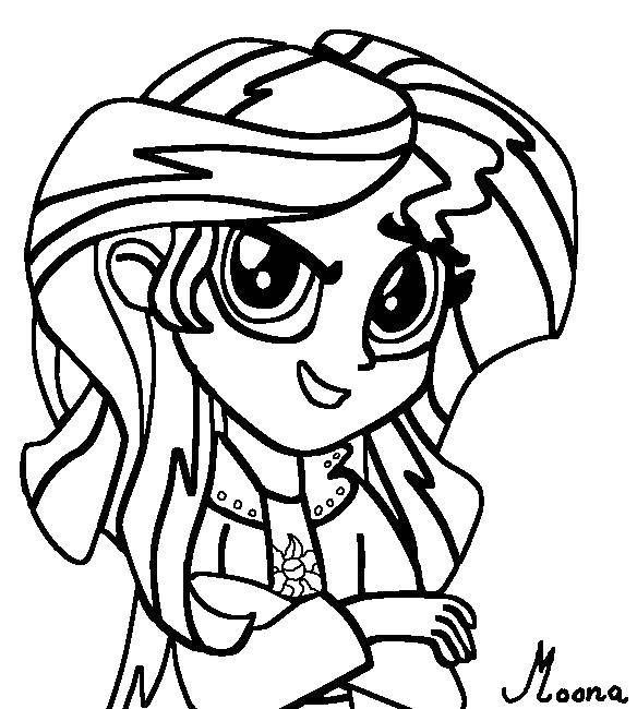 Coloring Crafty girl. Category For girls. Tags:  girl, girls.