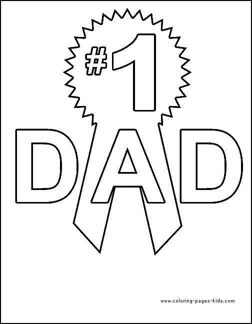 Coloring Dad No. 1. Category dad . Tags:  dad, family.