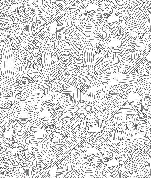 Coloring Pattern. Category coloring antistress. Tags:  pattern .