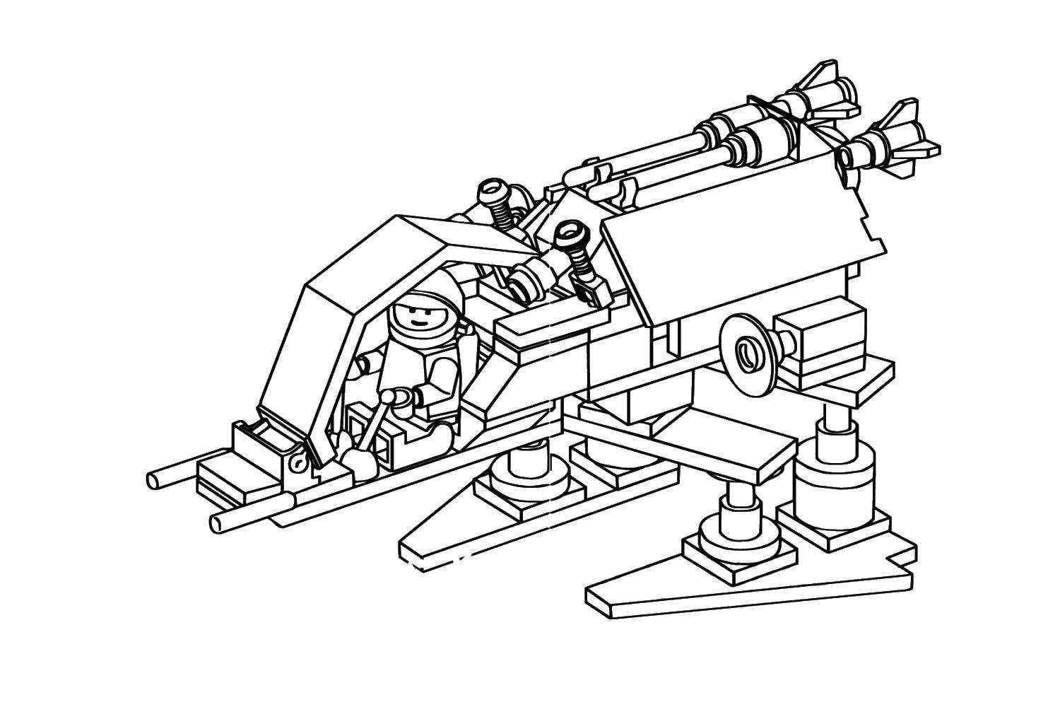 Coloring LEGO. Category summer. Tags:  designer, LEGO, for children.