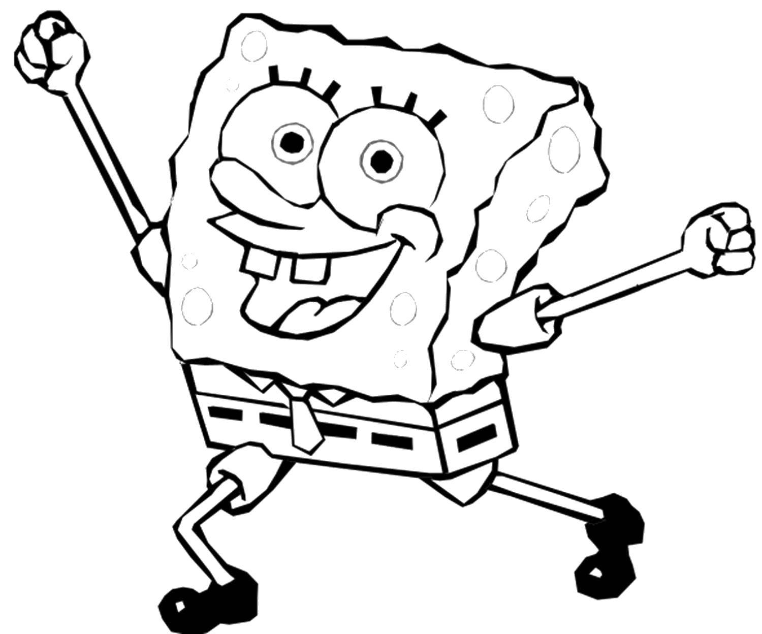 Coloring The joy of spongebob. Category Spongebob. Tags:  Cartoon character.