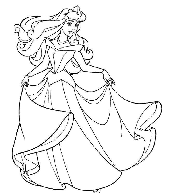 Coloring Sleeping beauty rose. Category Princess. Tags:  Princess, rose, sleeping beauty.