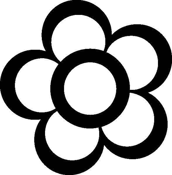 Coloring A thick outline of a flower. Category Flowers. Tags:  Flowers.
