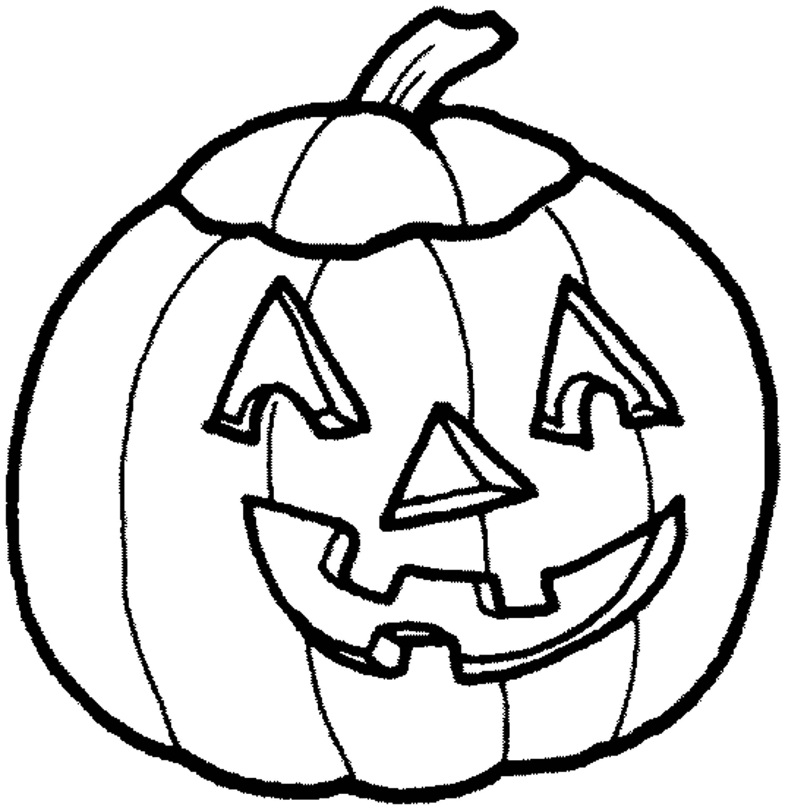 Coloring Pumpkin. Category vegetables. Tags:  vegetables, pumpkins, plants, Halloween.
