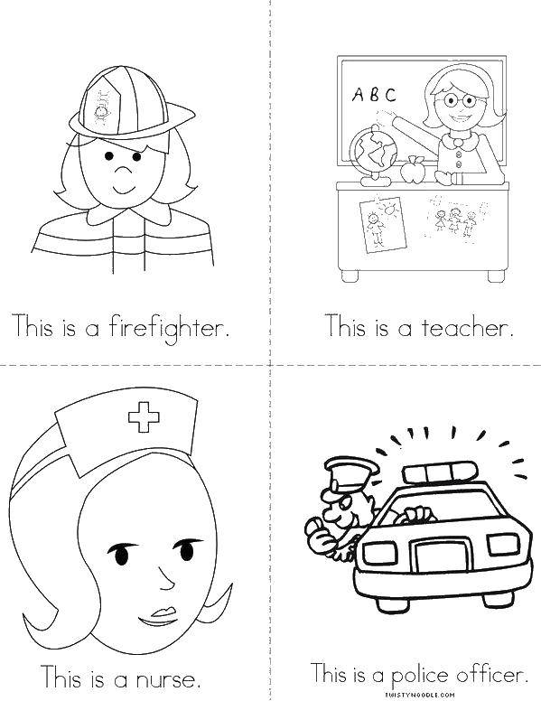 Coloring The main profession. Category a profession. Tags:  Profession.