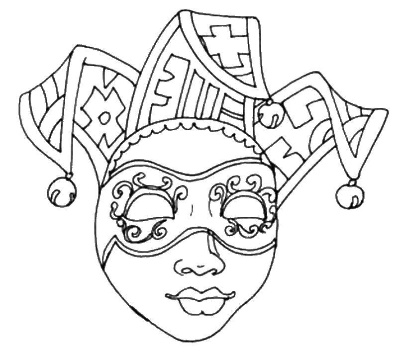Coloring Mask. Category Masks . Tags:  Masquerade, mask.