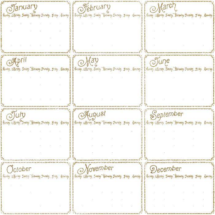 Название: Раскраска Названия месяцев на английском. Категория: Календарь. Теги: январь, февраль, месяцы, календарь.