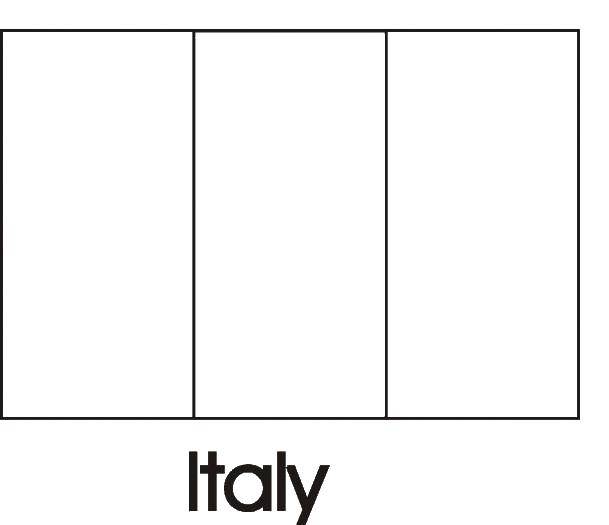 Название: Раскраска Флаг италии. Категория: раскраски. Теги: Флаг, Италия.