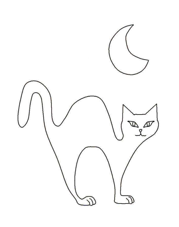 Название: Раскраска Рисунок кота. Категория: домашние животные. Теги: .