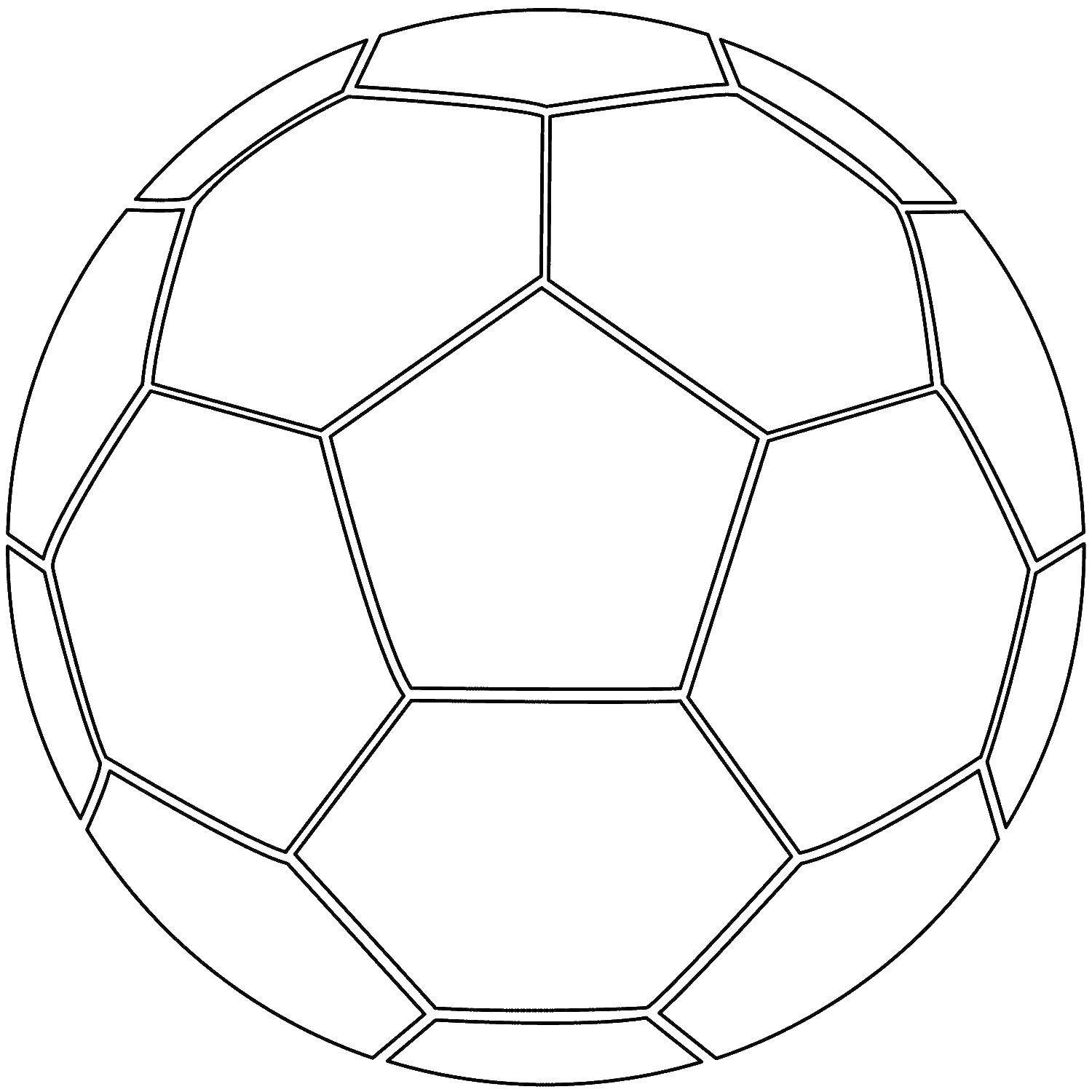 Название: Раскраска Футбол мяч. Категория: Футбол. Теги: мяч, футбол.