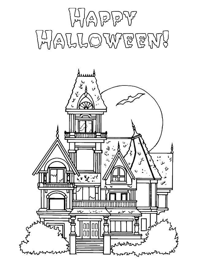 Coloring Halloween. Category Halloween. Tags:  Halloween.