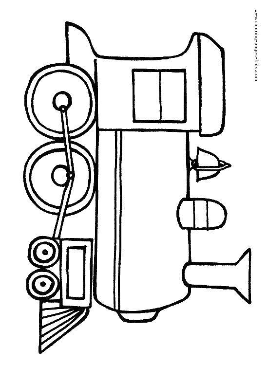 Coloring Locomotive toy. Category toys. Tags:  locomotive, toy, rails.