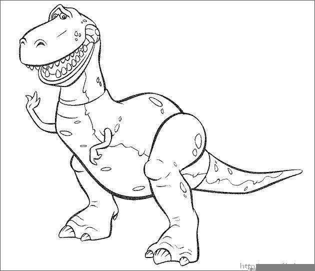 Coloring Rex. Category toy story. Tags:  Rex, toys.