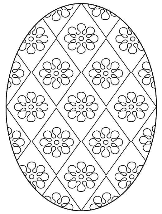 Coloring Egg and patterns. Category Patterns for coloring eggs. Tags:  egg patterns.
