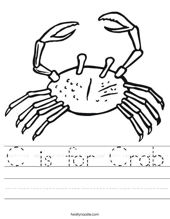 Coloring Crab to. Category Crab. Tags:  Underwater, crab.