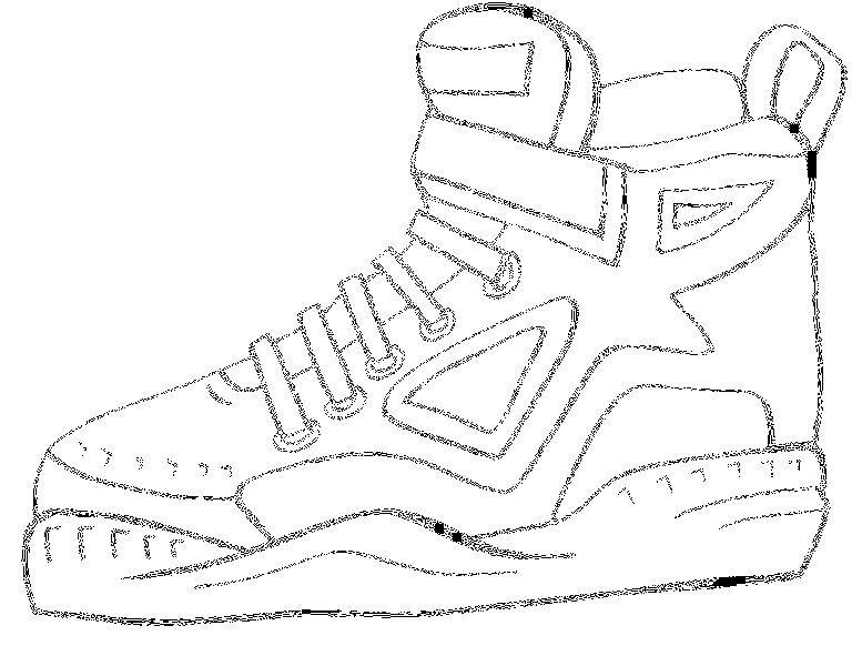 Coloring Sneakers. Category shoes. Tags:  shoes, sneakers.