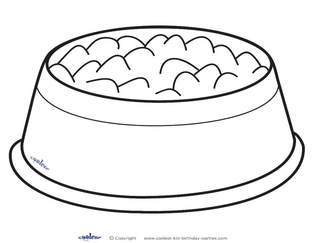 Coloring Spacia bowl. Category the food. Tags:  bowl, food.
