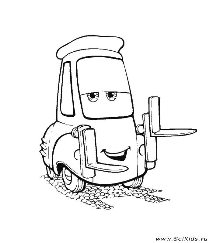 Coloring Jerry. Category Wheelbarrows. Tags:  cars, Jerry.