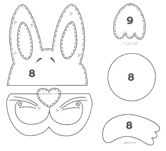 Coloring Pattern hare. Category patterns. Tags:  hare.