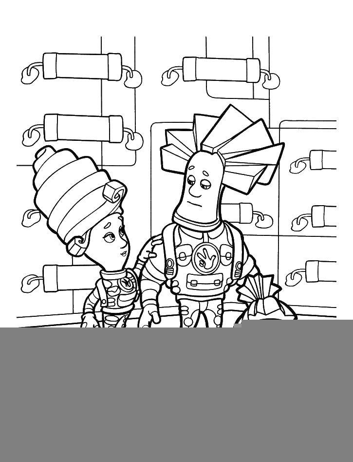 Coloring sheet fixies Download Flowers.  Print 