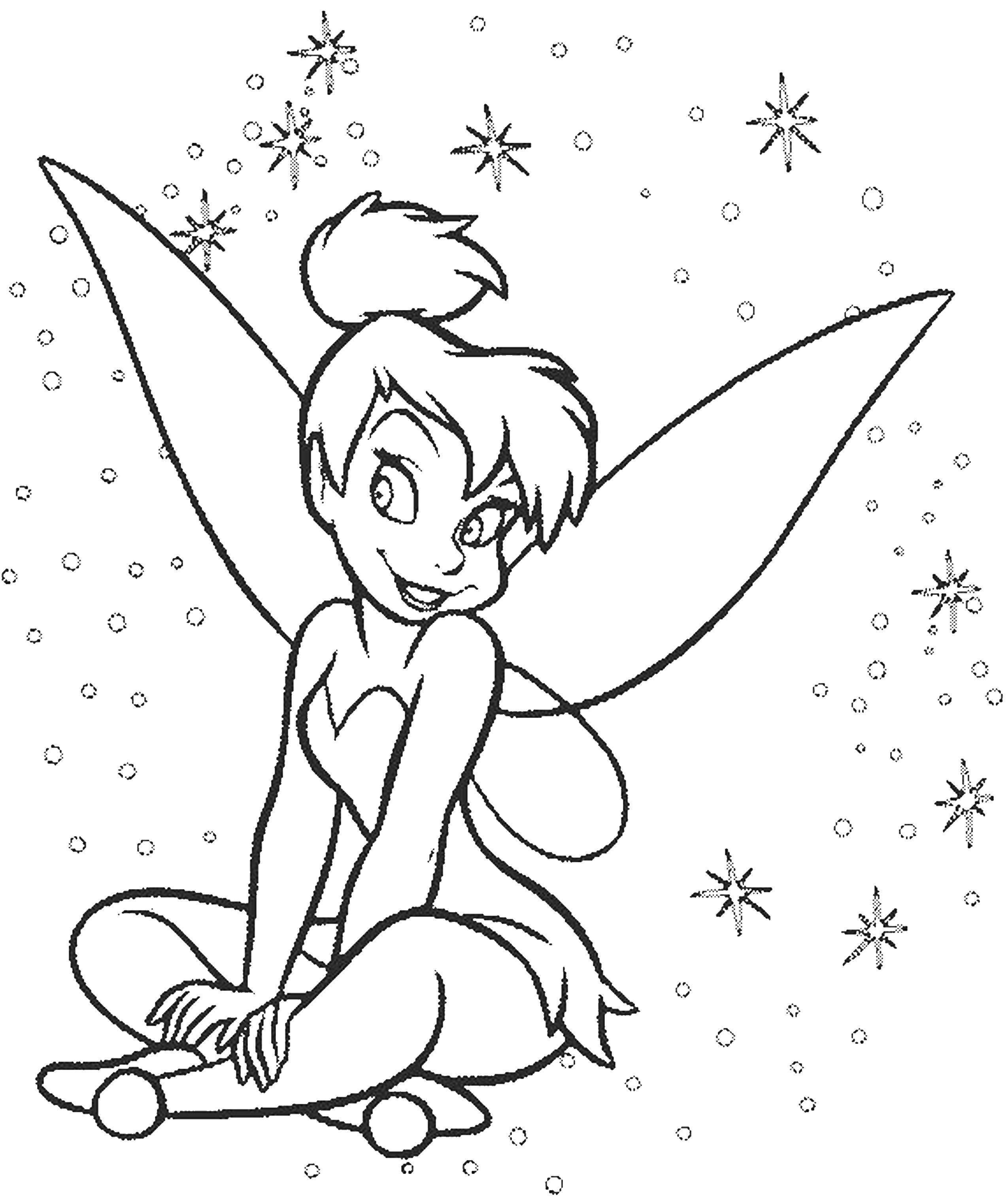 Coloring Sneaky fairy. Category fairies. Tags:  fairy, cunning.
