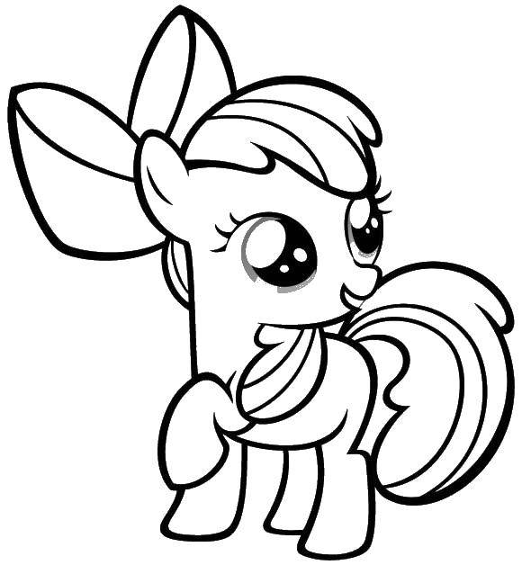 Coloring Pony. Category For girls. Tags:  for girls, ponies, horses.