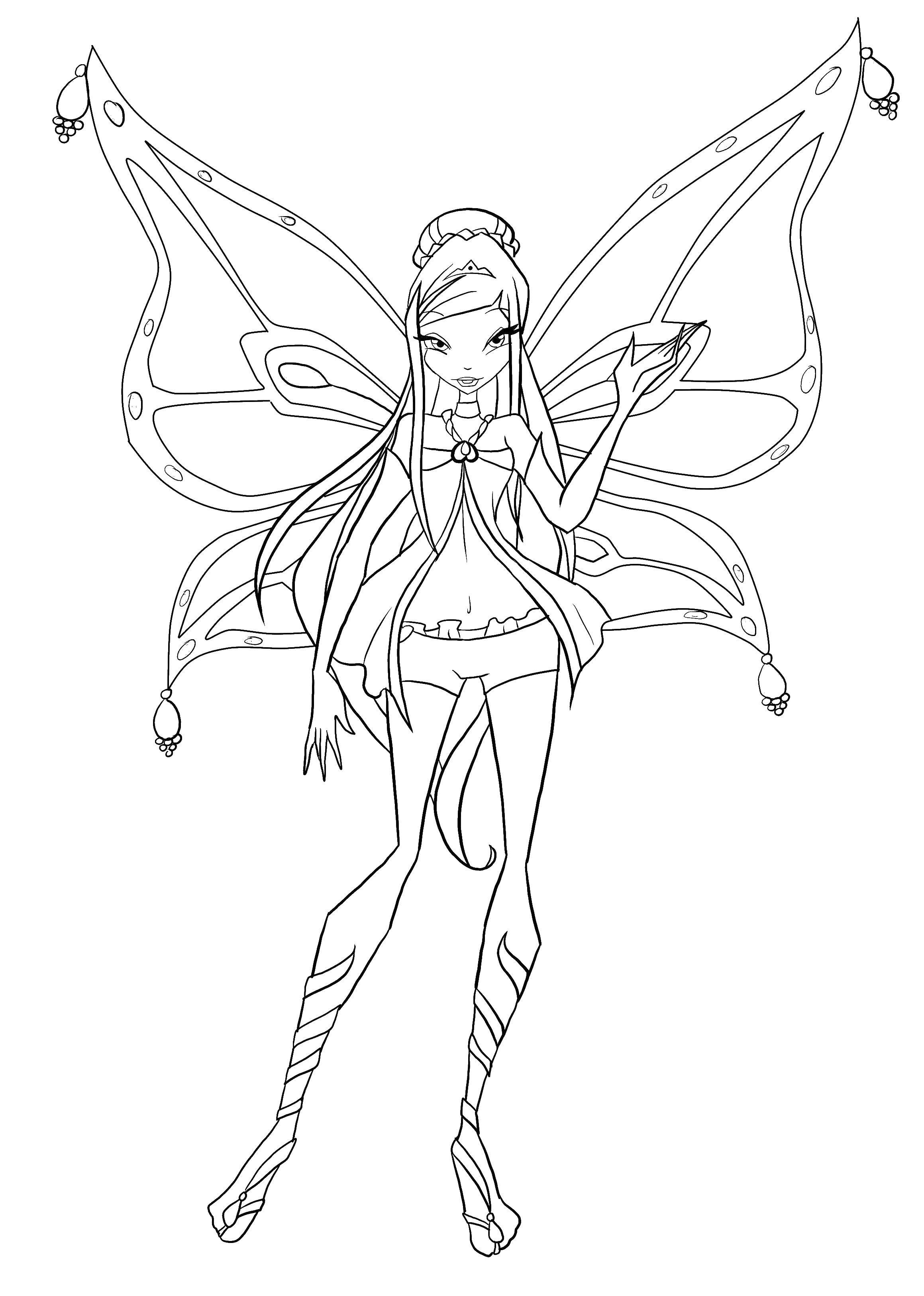 Coloring Stella from Solaris. Category Winx. Tags:  Stella, Winx.